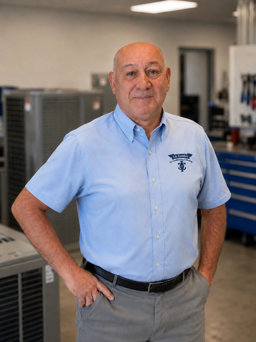 Ramiro Castro, owner of CA Comfort AC & Heating